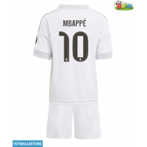 Real Madrid Kylian Mbappe #10 Hjemmedraktsett Barn 2025-26 Kortermet (+ Korte bukser)